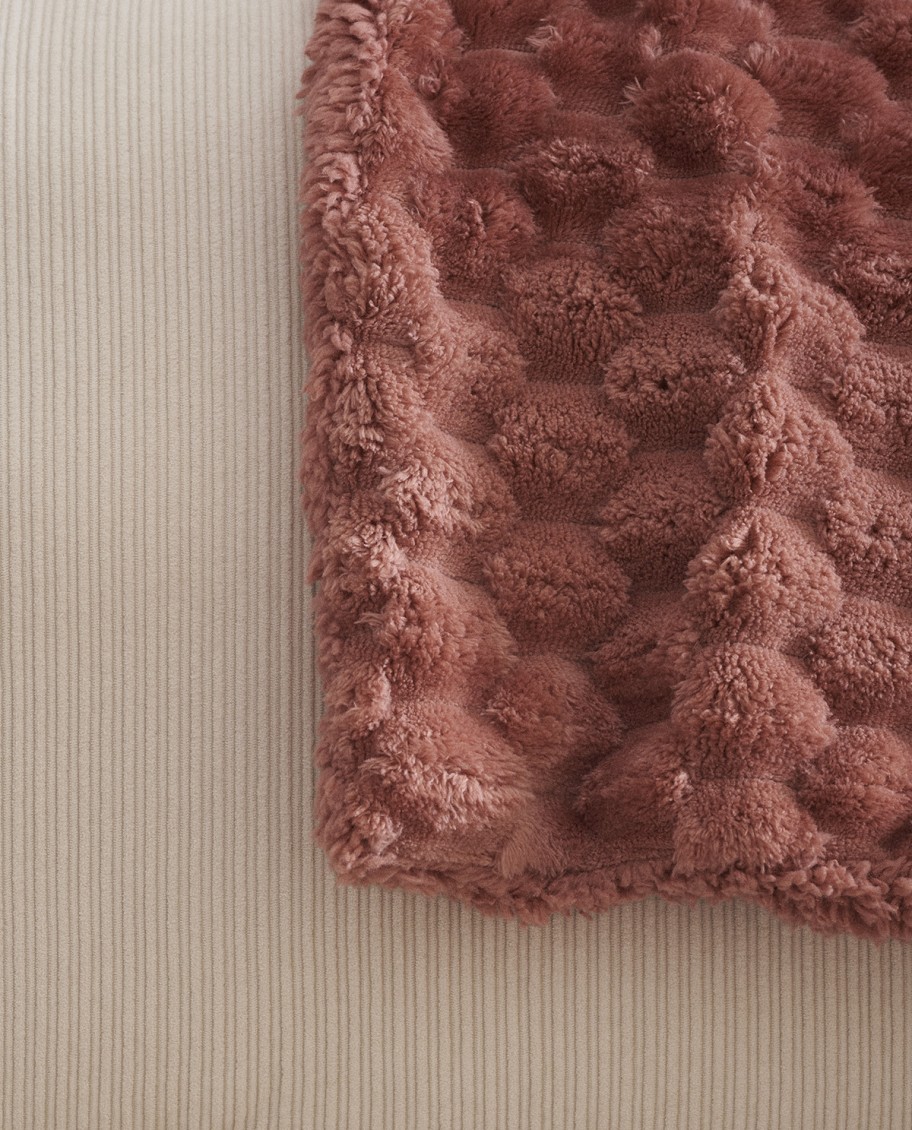 Plaid Borreguillo Paneles 130x170 cm