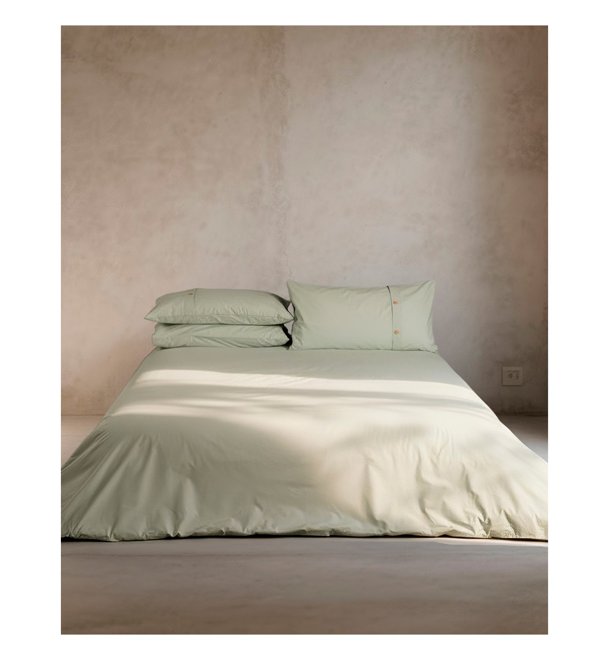 Funda Nórdica Verde 200 Hilos | Algodón Percal Portugal