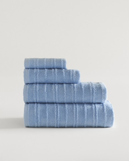 Pack Toallas Textura Lineal 500grs | Algodón peinado