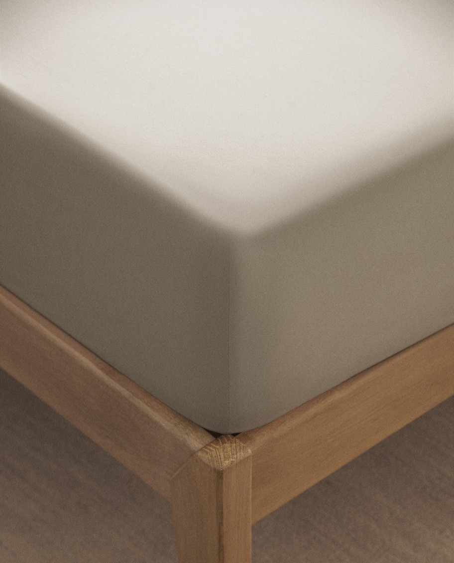 pack 3 piezas funda nórdica percal beige